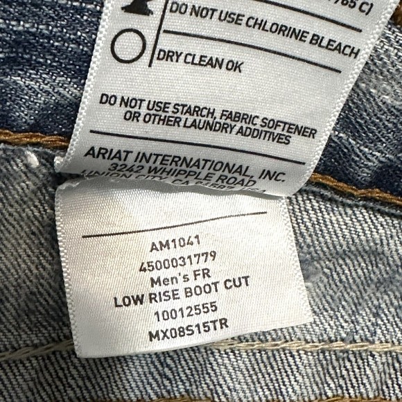 Ariat M4 FR Work Jeans Men's 36 X 32 Low Rise Boot Cut Flame Resistant - Picture 14 of 16